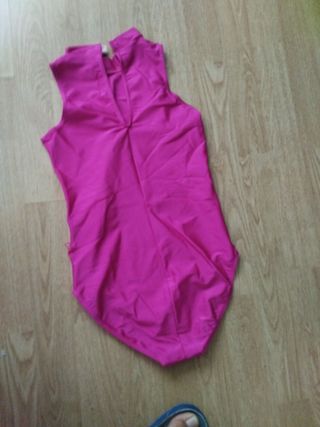 Falda negra ensayo danza regalo maillot 
