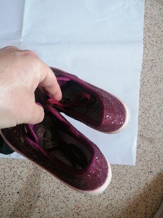 Scarpe donna n.40 - nere e viola