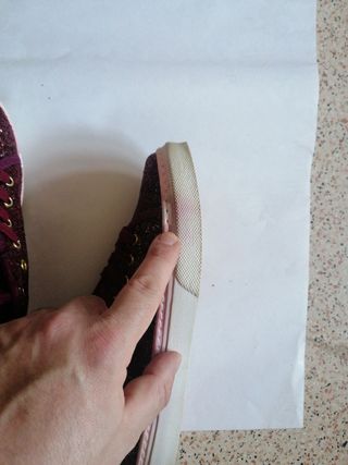 Scarpe donna n.40 - nere e viola