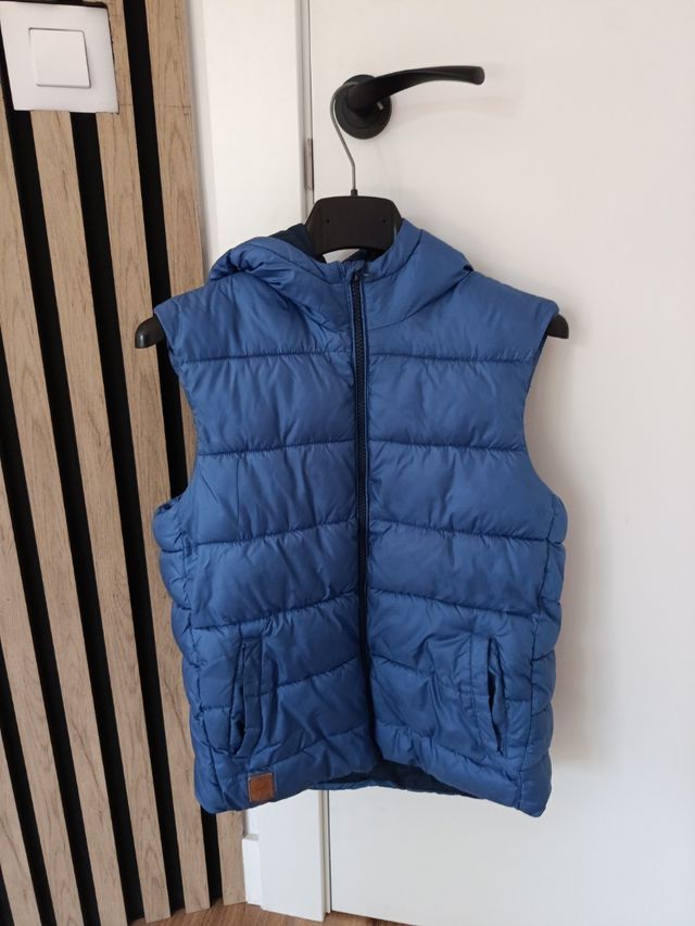 Chaleco acolchado niño, capucha, talla 8-10 años