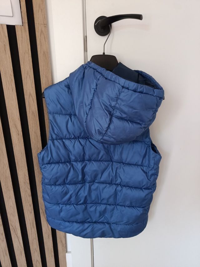 Chaleco acolchado niño, capucha, talla 8-10 años
