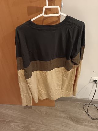 Camiseta manga larga Inside - Negro Beige