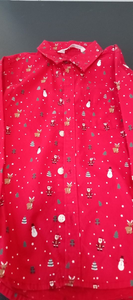 Camicia Natale bimbo H&M 3-4 anni