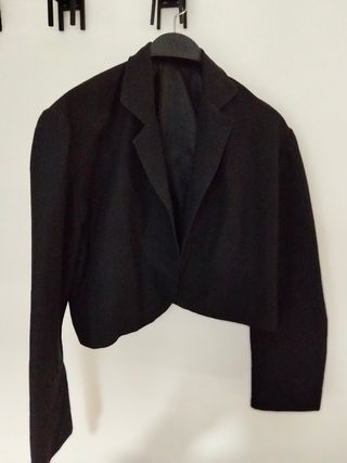 Chaqueta torera negra