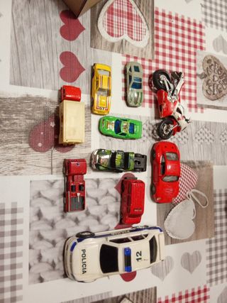 Lote Coches y Moto - Juguetes