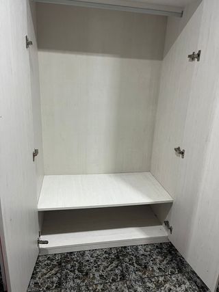 Armario juvenil beige - madera y escritorio a jueg