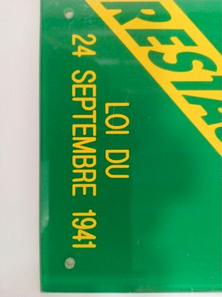 Placa vintage R66 Restaurante