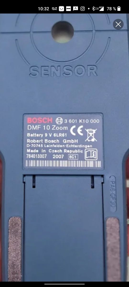 Bosch DMF 10 Zoom Detector Metales