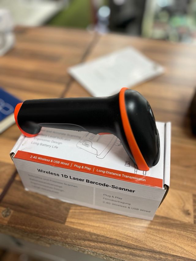 Lector código barras inalámbrico 1D