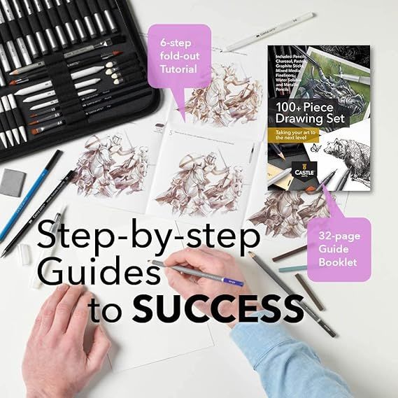 Castle Art Supplies Estuche 100 Uds