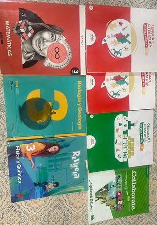 Libros de texto 3 de la ESO
