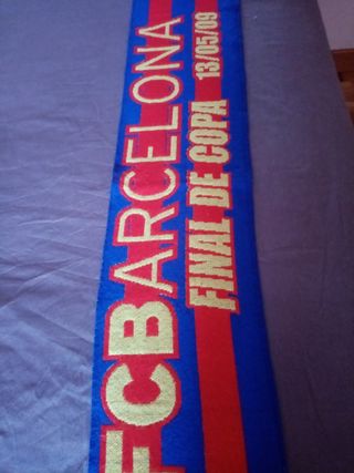 Bufanda oficial FC Barcelona año 2009