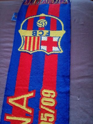 Bufanda oficial FC Barcelona año 2009