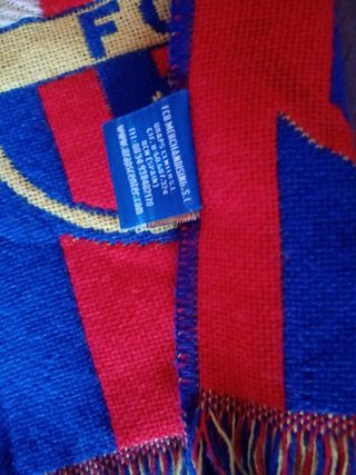 Bufanda oficial FC Barcelona año 2009