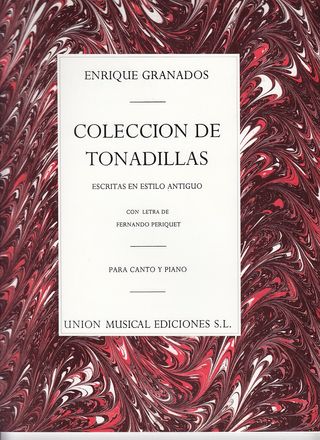 E. Granados. Colección de tonadillas. Canto/piano