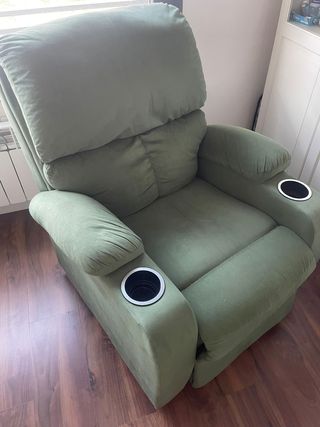 Sillón reclinable verde oliva