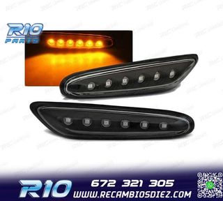 INTERMITENTES LATERALES BMW E46 01-05 NEGRO LED 