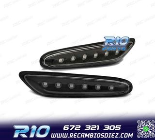 INTERMITENTES LATERALES BMW E46 01-05 NEGRO LED 
