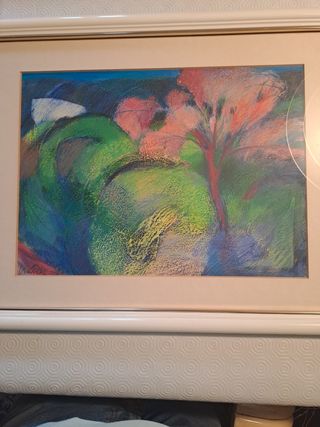 Pintura original Marta Montcada "maragda" 1988