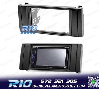MARCO NEGRO PARA RADIO 2-DIN PARA BMW SERIE 5 E39 Y X5 E53