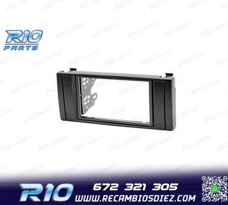 MARCO NEGRO PARA RADIO 2-DIN PARA BMW SERIE 5 E39 Y X5 E53