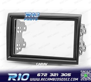 MARCO NEGRO RADIO 2-DIN PARA CITROEN JUMPER PEUGEOT BOXER FI