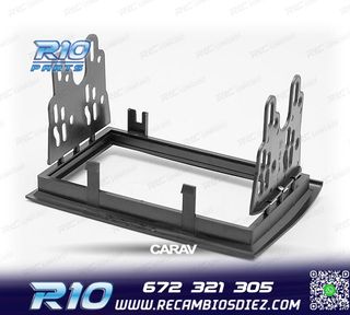 MARCO NEGRO RADIO 2-DIN PARA CITROEN JUMPER PEUGEOT BOXER FI