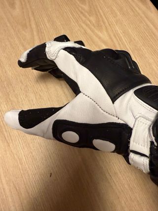 Guantes moto GP Pro cuero azul o rojo 