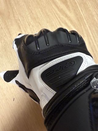 Guantes moto GP Pro cuero azul o rojo 