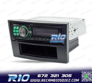 MARCO NEGRO RADIO 1-DIN PARA OPEL ASTRA H DAEWOO CORSA D ZAF