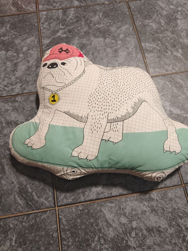 Cojín Bulldog Skate - Infantil