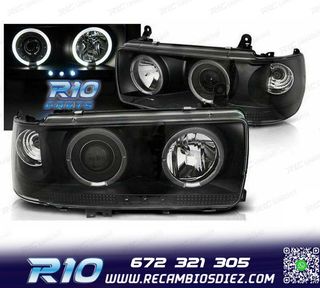 FAROS OJOS ANGEL TOYOTA LAND CRUISER FJ 80 90-97 NEGRO