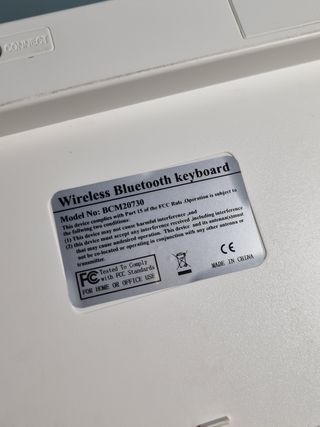 Teclado inalámbrico