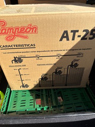 Motobomba Campeón AT-25 (nueva, no se ha usado)