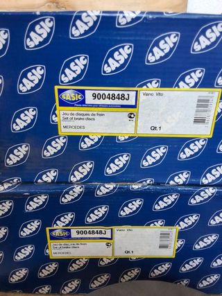 Discos freno traseros Mercedes Vito W638
