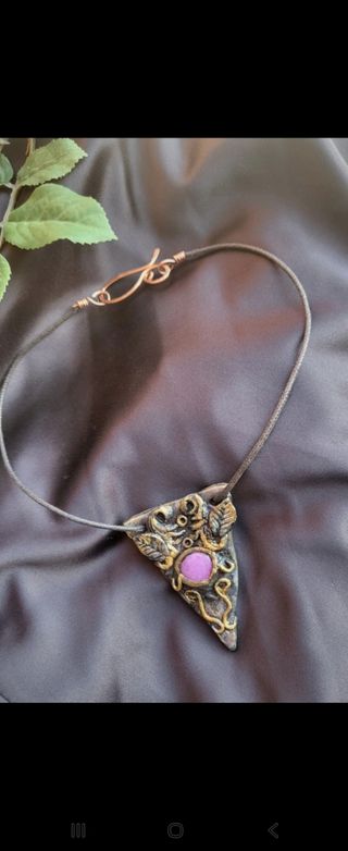 Collana Gotica con Agata Rosa