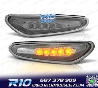INTERMITENTES LATERALES LED BMW 01-05 CRISTAL CLARO CROMADO