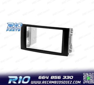 MARCO NEGRO RADIO 2-DIN PARA VOLKSWAGEN VW TOUAREG 02-10 T5 