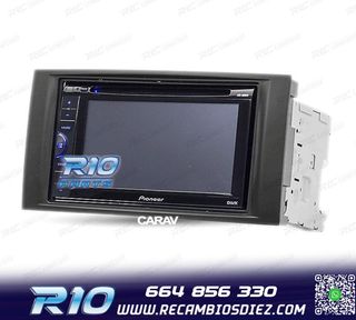 MARCO NEGRO RADIO 2-DIN PARA VOLKSWAGEN VW TOUAREG 02-10 T5 