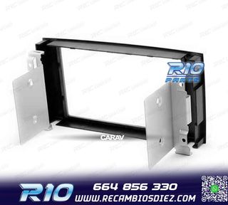 MARCO NEGRO RADIO 2-DIN PARA VOLKSWAGEN VW TOUAREG 02-10 T5 