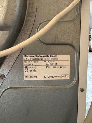 Secadora Siemens SwathermTXL 2602