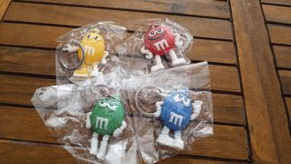 4 Portachiavi M&M's colorati