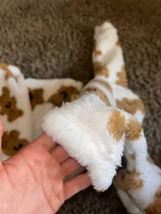 Pijama Osito Peluche - Blanco Marrón