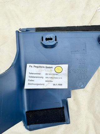 8N1815158 PANNELLO BLU CRUSCOTTO CENTRALE DX AUDI 