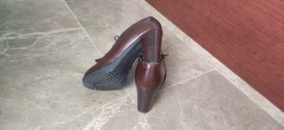 Zapatos Alpe tacón marrón