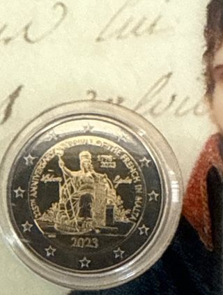 Moneda 2€ Napoleón, Malta 2023