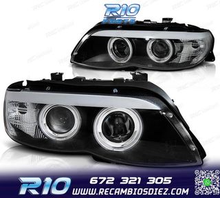 FAROS XENON PARA BMW X5 E53 03-06 D2S CCFL NEGROS