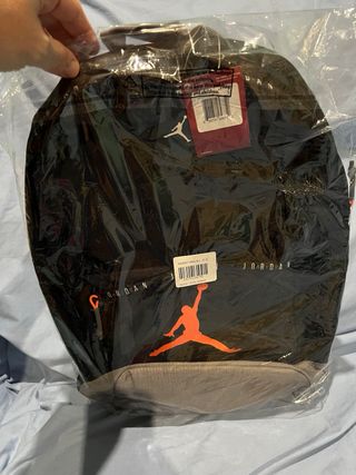 Mochila Nike air Jordan Negra y Gris nueva