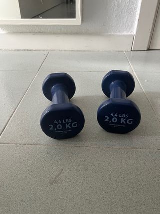 Mancuernas 2kg - 4,4lbs Decathlon