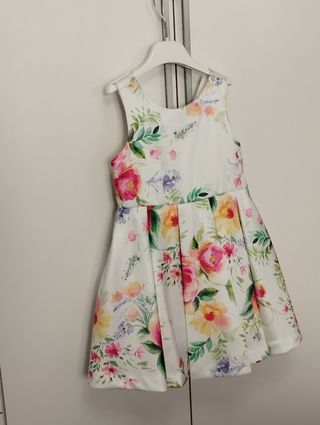 Vestido niña flores Abel&Lula T5